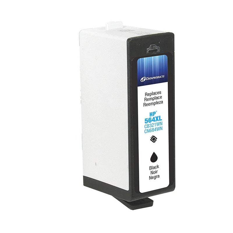 Dataproducts DPCWC564XLB Remanufactured High Yield Chipped Ink Cartridge Replacement for HP #564XL (CB321WN/CN684WN) (Black) - Image 2